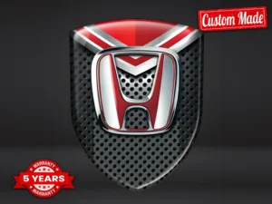 Honda Personalized Car Emblems Sports High Quality Minimal